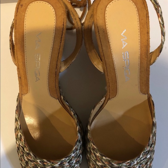 Via Spiga woven raffia sandals - Picture 3 of 5